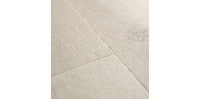 Alpha PVC medium planks - Katoen eik wit blos (klik)